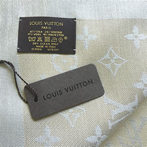 louis vuitton scarf tags|genuine louis vuitton scarf.